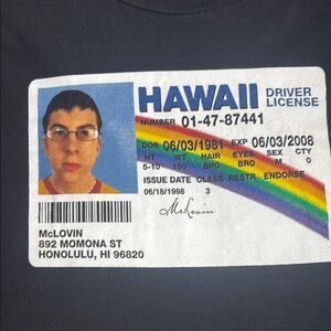 Ripple Junction Superbad McLovin graphic T-shirt, size XL, good used condition